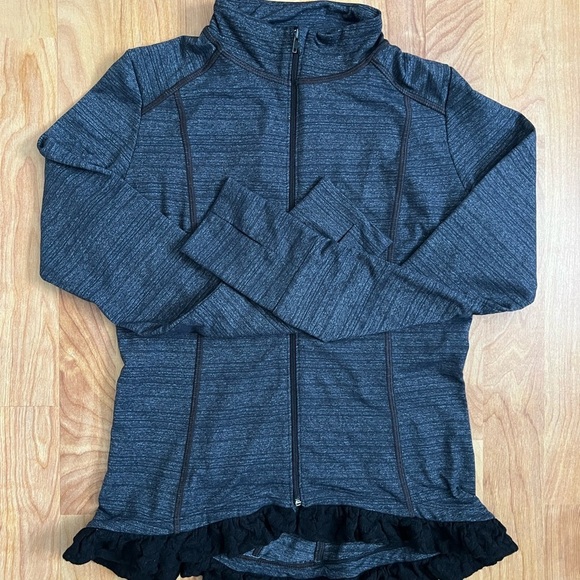 Pure + Good Tops - Anthropologie Pure + Good Front Zip Women's Gray Zip-Up Jacket sz S